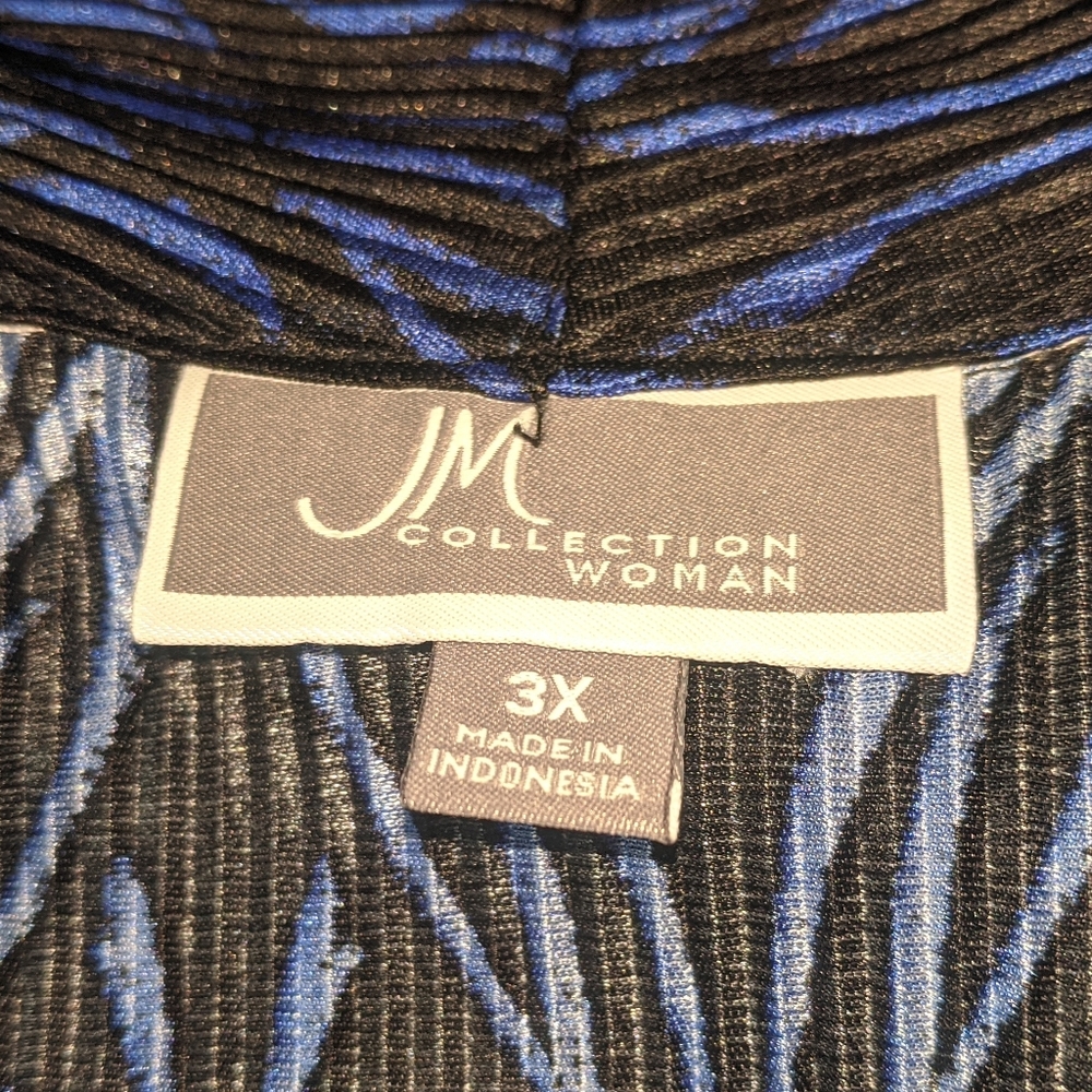 Blue blouse from JM Collection - Picture 3 of 3